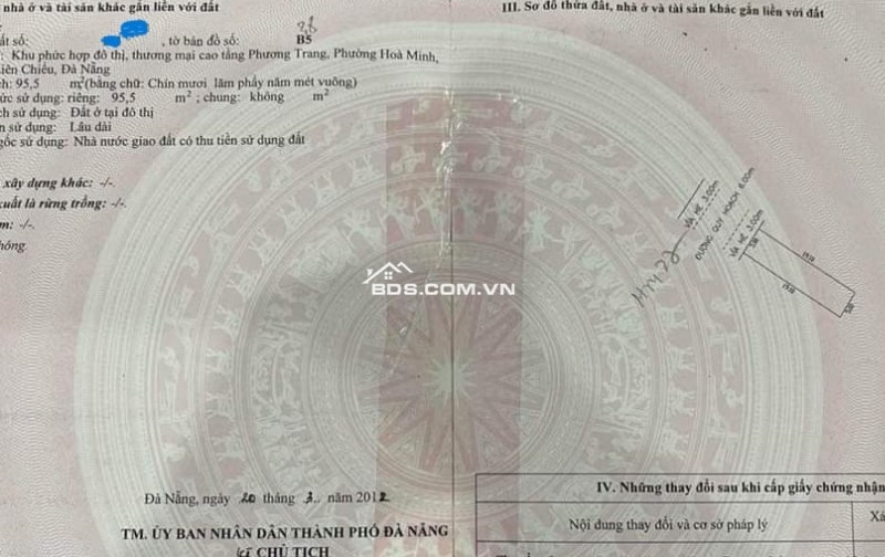 ĐẤT MẶT TIỀN HOÀ MINH 27 – SONG SONG NGUYỄN SINH SẮC – GẦN BIỂN